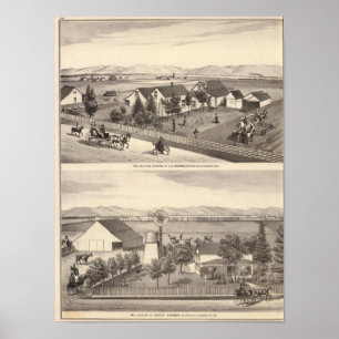 Osgood, Cameron-bosättningar, gårdar Poster