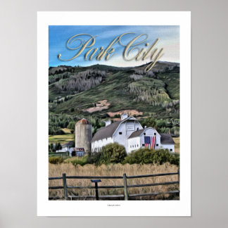 Osguthorpe Barn av Leslie Harlow Poster