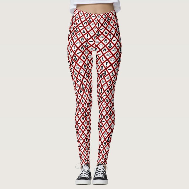 OSHA-faroförvarning Leggings (Framsida)