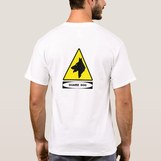 Osha-vakthund (den tillbaka designen) t-shirt (Baksida)