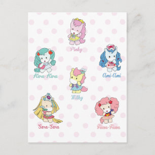 Osharena Pony Kawaii Friends Postcard Vykort