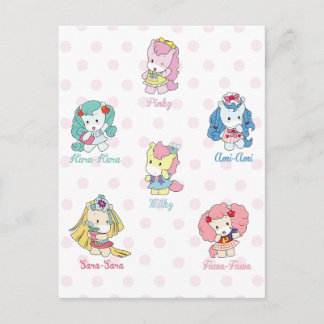 Osharena Pony Kawaii Friends Postcard Vykort