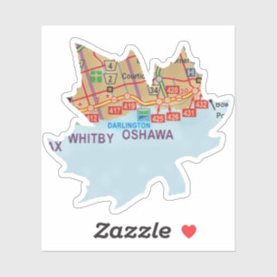 Oshawa Ontario Painting Löv Klistermärken
