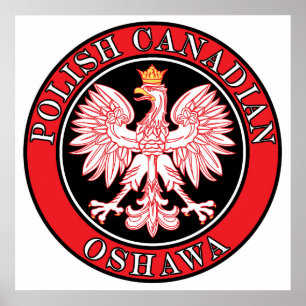Oshawa polska Canadian Eagle Poster
