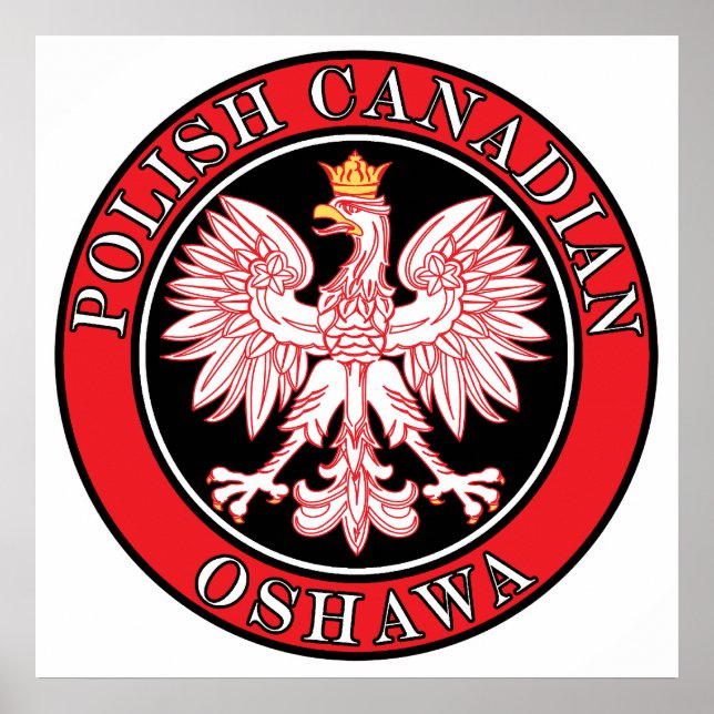 Oshawa polska Canadian Eagle Poster (Framsidan)