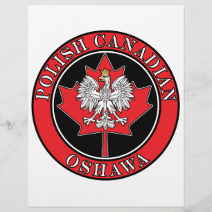 Oshawa polska runda kanadensisk blad reklamblad
