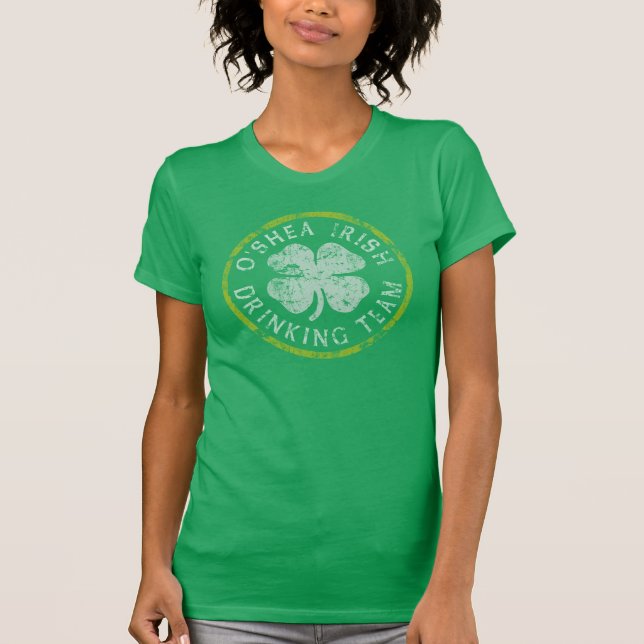 O'Shea Irish Drinking Team T-shirt (Framsida)