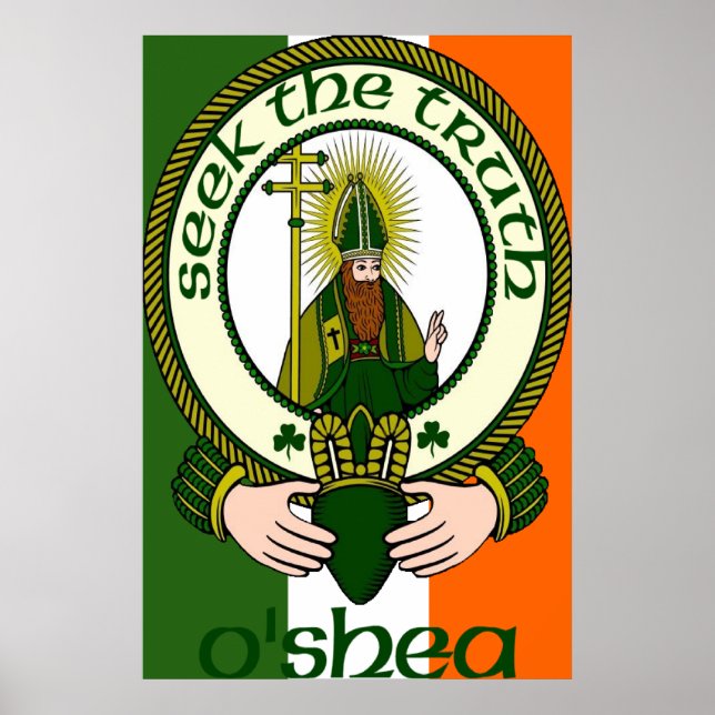 O'Shea Klan Motto Poster Skriv ut (Framsidan)