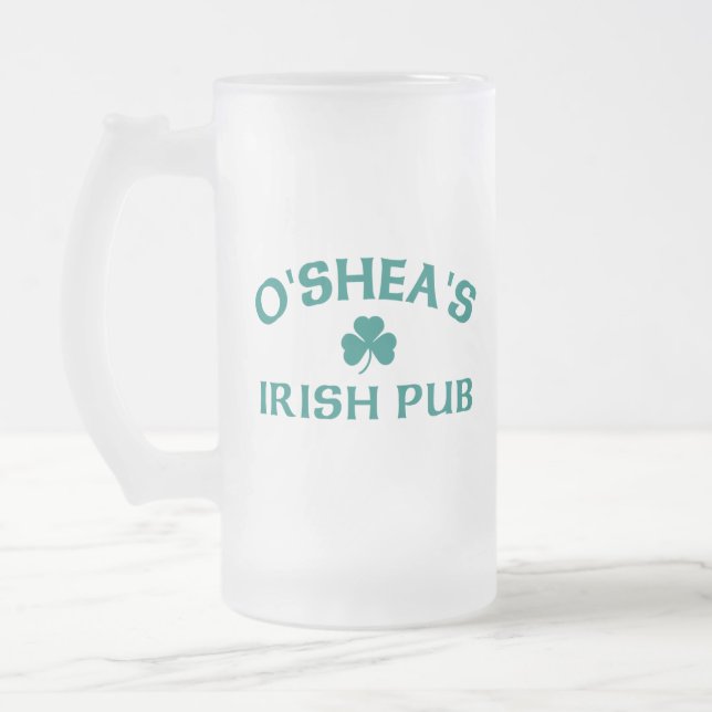 O'Sheas Irish Pub Frostat Ölglas (Vänster)