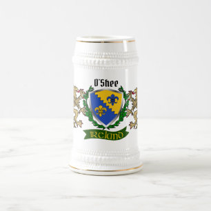 O'Shee/Shea Irish Shield Beer Stein Sejdel