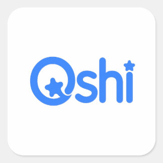 Oshi-klistermärke Fyrkantigt Klistermärke