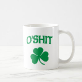 O'Shit Irsh Shamrock Kaffemugg