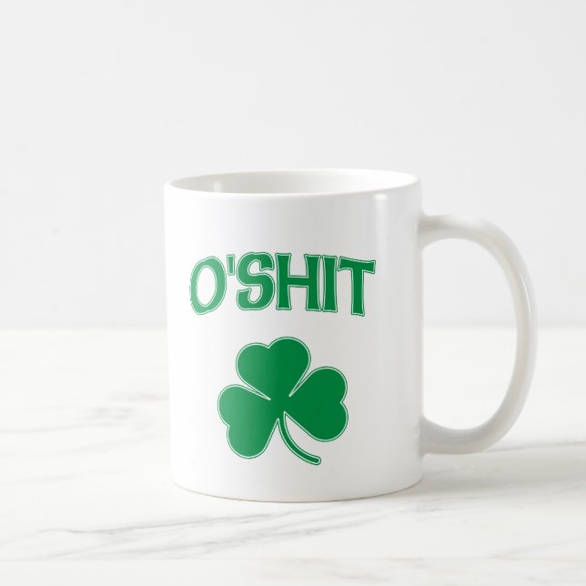 O'Shit Irsh Shamrock Kaffemugg (Höger)