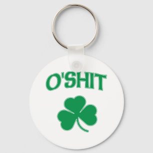 O'Shit Irsh Shamrock Nyckelring