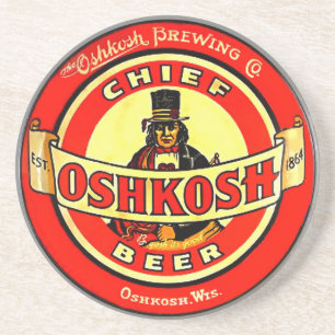 Oshkosh öl Oshkosh Wisconsin - stenkustfartyg Underlägg
