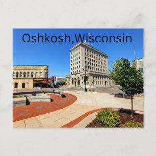 Oshkosh, vykort för Wisconsin
