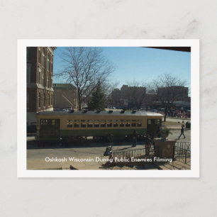 Oshkosh Wisconsin under offentliga fiender Vykort