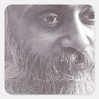 Osho closeup.jpg fyrkantigt klistermärke