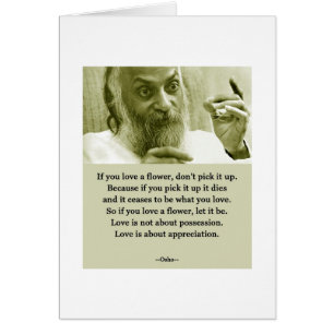 Osho Hälsningskort