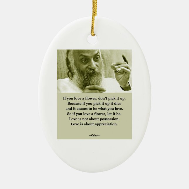 Osho Julgransprydnad Keramik (Framsidan)