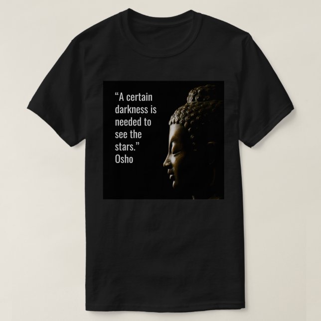 Osho ser stjärnorna t shirt (Design framsida)
