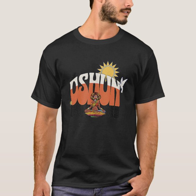 Oshun  60s 70s Ashe And Love Tank Top T Shirt (Framsida)