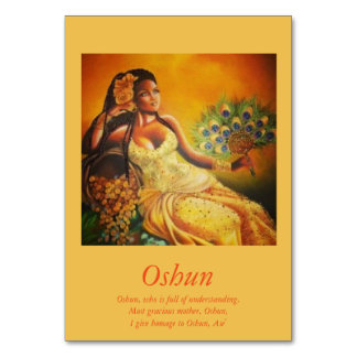 Oshun Bord-kort Bordsnummer