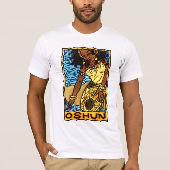 Oshun de Kuba Skjorta Tee Shirt (Framsida)