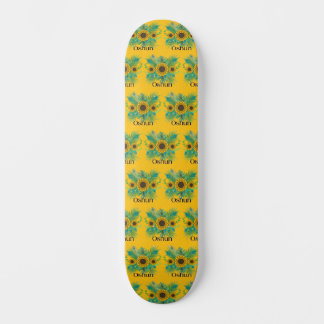Oshun Goddess Sunblommblommor Skateboard