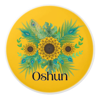 Oshun Goddess Sunblommor Knopp