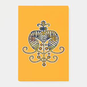 Oshun Goddess Veve Sigil Post-it Block