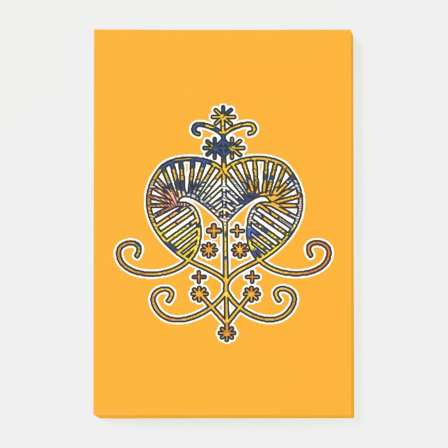 Oshun Goddess Veve Sigil Post-it Block (Framsida)