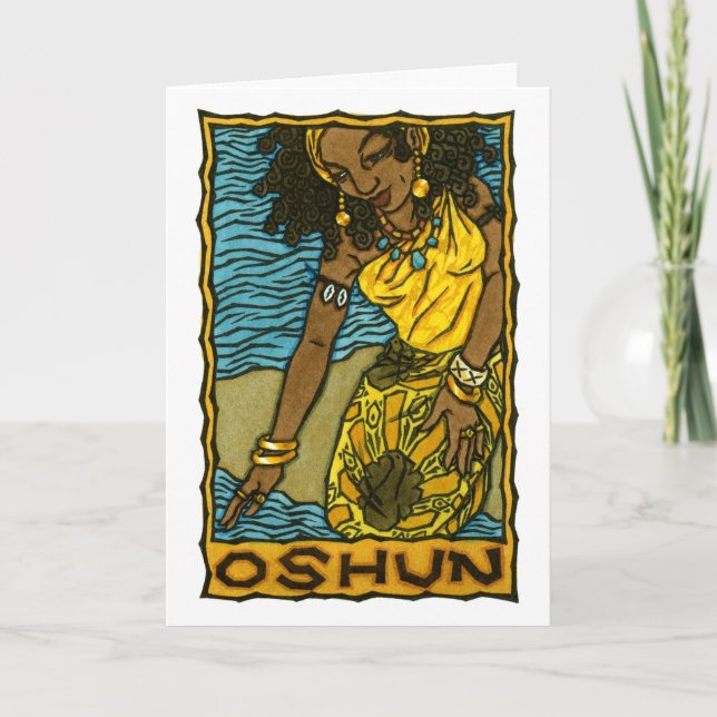 Oshun-hälsningskort Kort (Framsida)