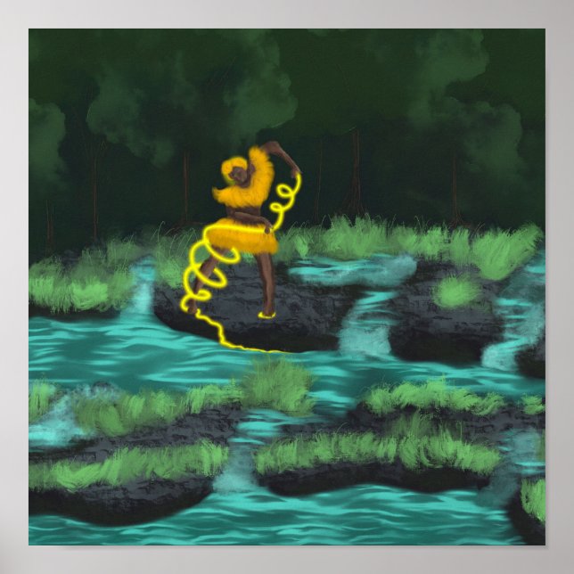 Oshun Harnessing the Energy of the River Poster (Framsidan)