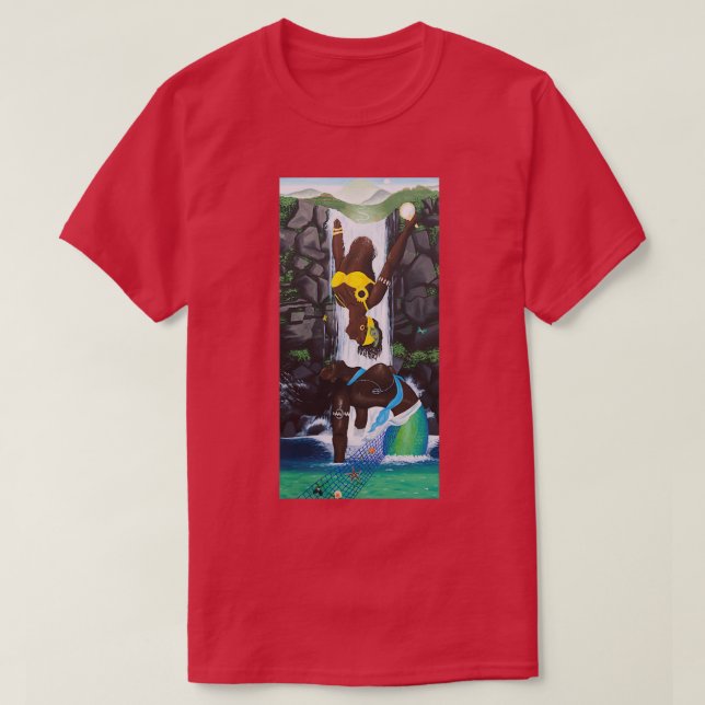 Oshun och Yemaya T Shirt (Design framsida)