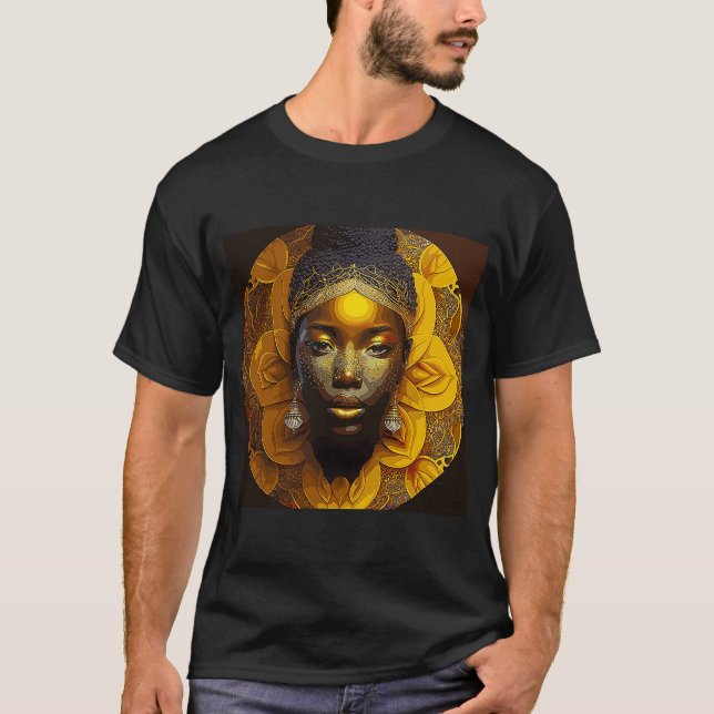 Oshun of the Sunwers T Shirt (Framsida)
