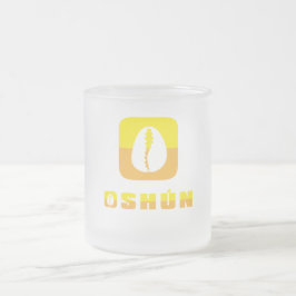 Oshun te och honung frostad glasmugg