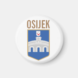 Osijek jackat av arm, Kroatien Magnet