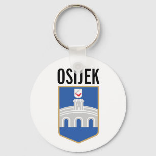 Osijek jackat av arm, Kroatien Nyckelring