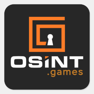 OSINT Games 3"x3"-stämplar Fyrkantigt Klistermärke