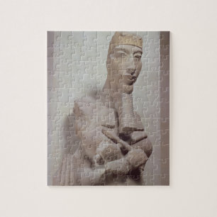 Osirid pelare av Akhenaten (1365-1349 BC) från Pussel