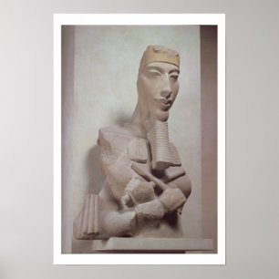 Osirid-pelaren Akhenaten (1365-1349 BC) från Poster