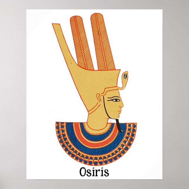 Osiris Ancient Egyptian gud Poster (Framsidan)