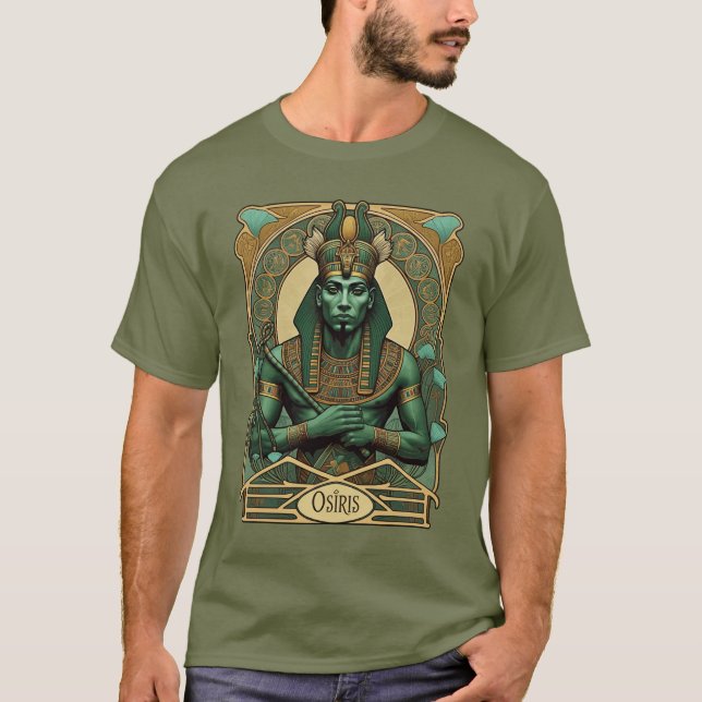 Osiris, faraoh-God och gudomlig mästare i det döda T Shirt (Framsida)