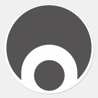 Osiris Icon Runt Klistermärke