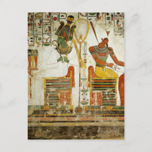 Osiris och Atum, från Grav Vykort