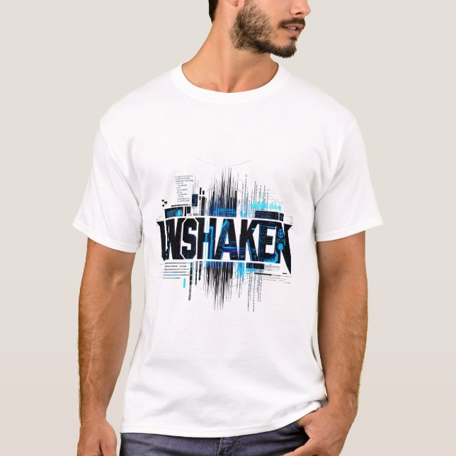 Oskakad Cyberpunk Gamer T-shirt (Framsida)