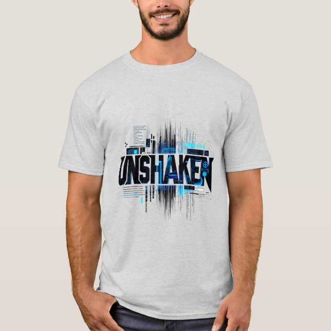 Oskakad Cyberpunk Gamer T-Shirt (Framsida)