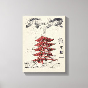 Oskakad - Traditionell japansk streetwear-design Canvastryck