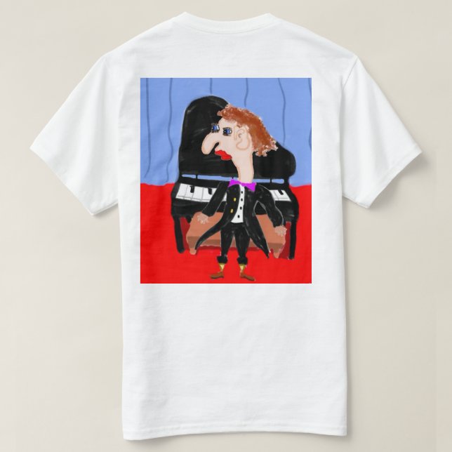 Oskar Pianisten T Shirt (Design baksida)